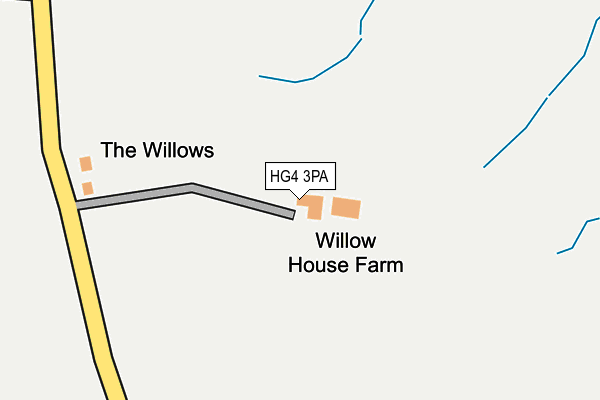 HG4 3PA map - OS OpenMap – Local (Ordnance Survey)