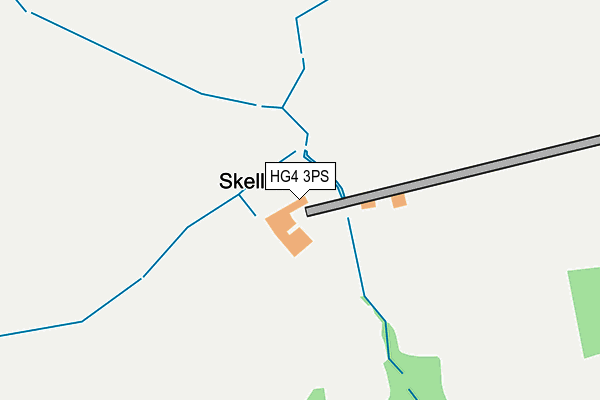 HG4 3PS map - OS OpenMap – Local (Ordnance Survey)