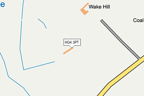 HG4 3PT map - OS OpenMap – Local (Ordnance Survey)
