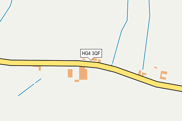HG4 3QF map - OS OpenMap – Local (Ordnance Survey)