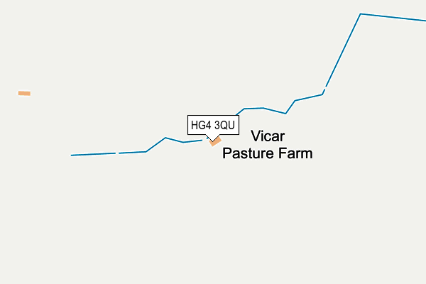 HG4 3QU map - OS OpenMap – Local (Ordnance Survey)