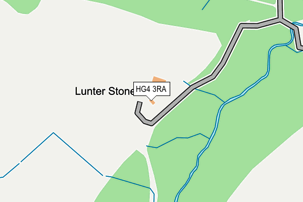 HG4 3RA map - OS OpenMap – Local (Ordnance Survey)