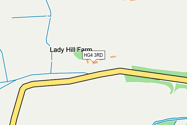 HG4 3RD map - OS OpenMap – Local (Ordnance Survey)