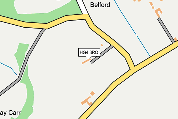 HG4 3RQ map - OS OpenMap – Local (Ordnance Survey)