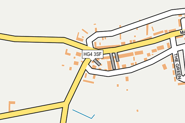 HG4 3SF map - OS OpenMap – Local (Ordnance Survey)