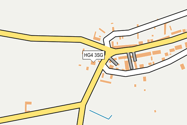 HG4 3SG map - OS OpenMap – Local (Ordnance Survey)