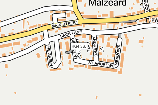 HG4 3SJ map - OS OpenMap – Local (Ordnance Survey)