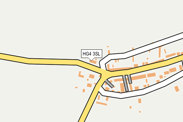 HG4 3SL map - OS OpenMap – Local (Ordnance Survey)
