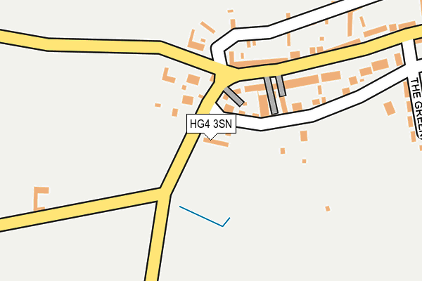 HG4 3SN map - OS OpenMap – Local (Ordnance Survey)