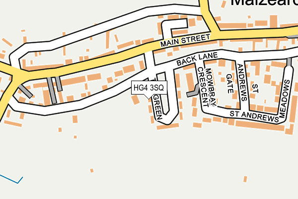 HG4 3SQ map - OS OpenMap – Local (Ordnance Survey)