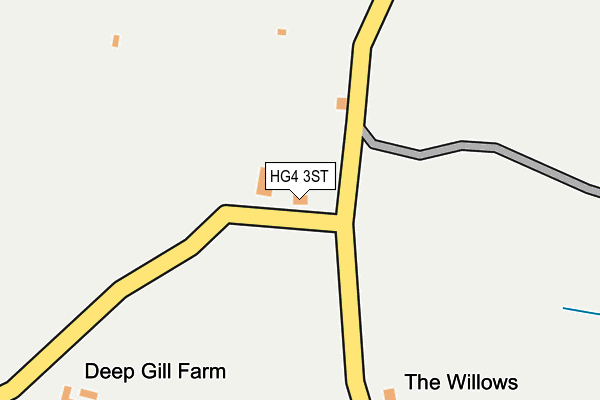 HG4 3ST map - OS OpenMap – Local (Ordnance Survey)