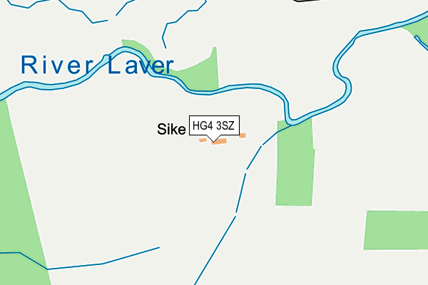 HG4 3SZ map - OS OpenMap – Local (Ordnance Survey)