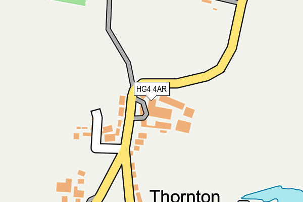 HG4 4AR map - OS OpenMap – Local (Ordnance Survey)