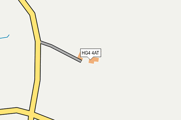 HG4 4AT map - OS OpenMap – Local (Ordnance Survey)
