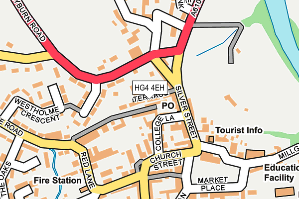 HG4 4EH map - OS OpenMap – Local (Ordnance Survey)