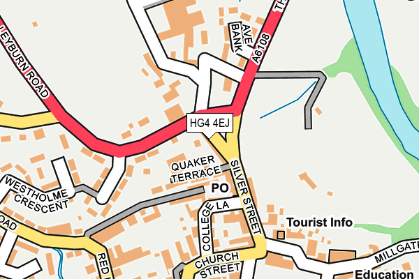 HG4 4EJ map - OS OpenMap – Local (Ordnance Survey)