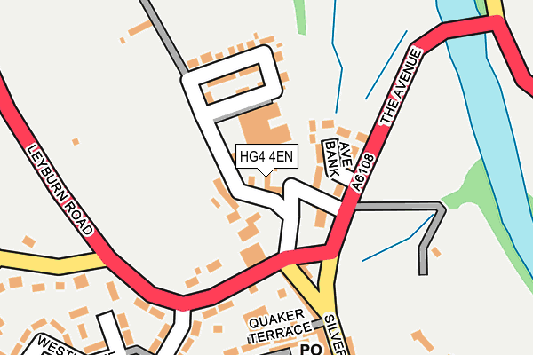 HG4 4EN map - OS OpenMap – Local (Ordnance Survey)