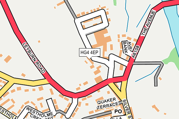 HG4 4EP map - OS OpenMap – Local (Ordnance Survey)
