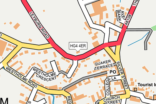 HG4 4ER map - OS OpenMap – Local (Ordnance Survey)