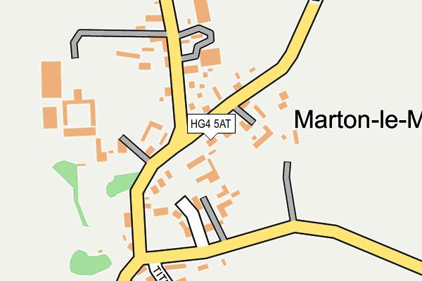 HG4 5AT map - OS OpenMap – Local (Ordnance Survey)