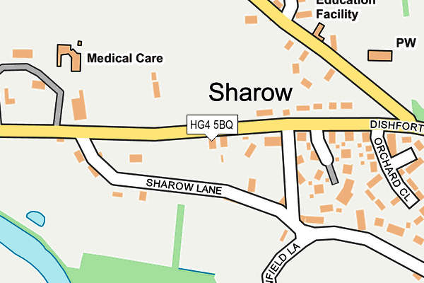 Map of SHAROW MEDICAL LIMITED at local scale