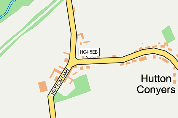 HG4 5EB map - OS OpenMap – Local (Ordnance Survey)