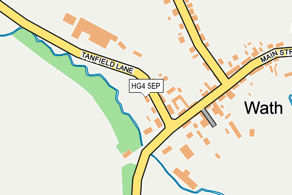 HG4 5EP map - OS OpenMap – Local (Ordnance Survey)