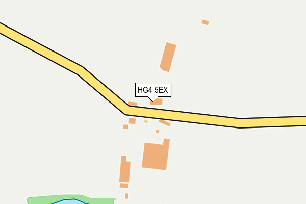 HG4 5EX map - OS OpenMap – Local (Ordnance Survey)