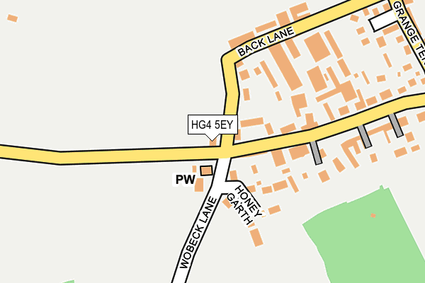 HG4 5EY map - OS OpenMap – Local (Ordnance Survey)