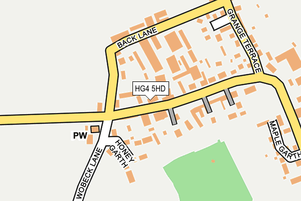 HG4 5HD map - OS OpenMap – Local (Ordnance Survey)