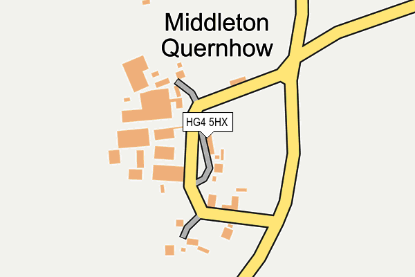 HG4 5HX map - OS OpenMap – Local (Ordnance Survey)