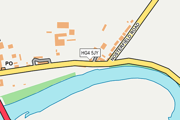 HG4 5JY map - OS OpenMap – Local (Ordnance Survey)