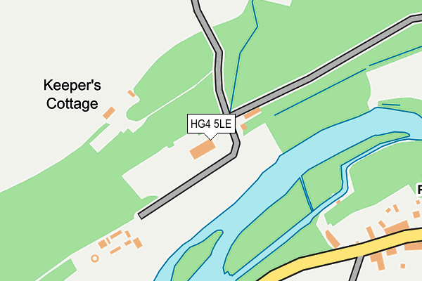 HG4 5LE map - OS OpenMap – Local (Ordnance Survey)