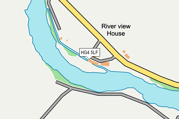HG4 5LF map - OS OpenMap – Local (Ordnance Survey)