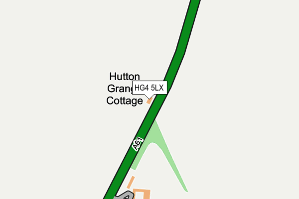 HG4 5LX map - OS OpenMap – Local (Ordnance Survey)