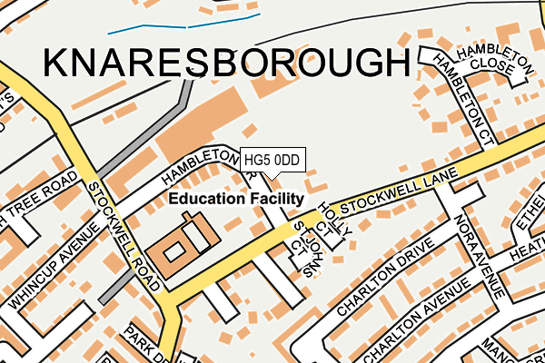 HG5 0DD map - OS OpenMap – Local (Ordnance Survey)