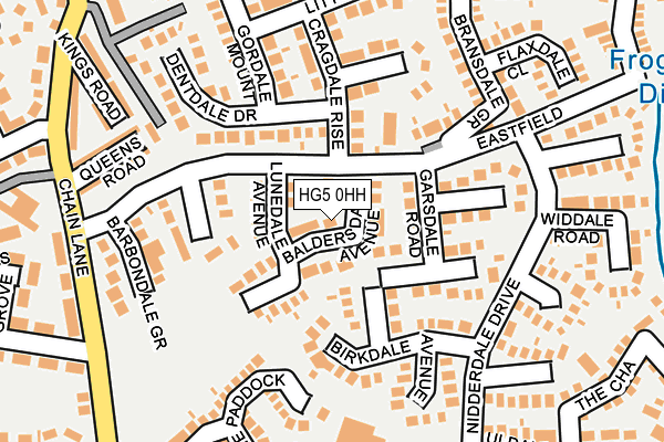 HG5 0HH map - OS OpenMap – Local (Ordnance Survey)