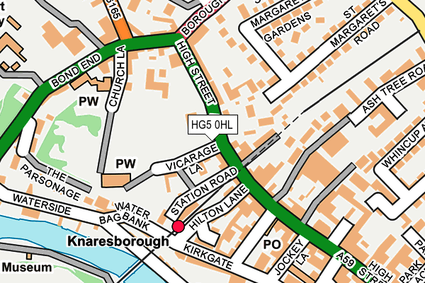 HG5 0HL map - OS OpenMap – Local (Ordnance Survey)