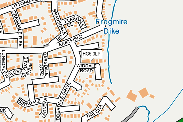 HG5 0LP map - OS OpenMap – Local (Ordnance Survey)