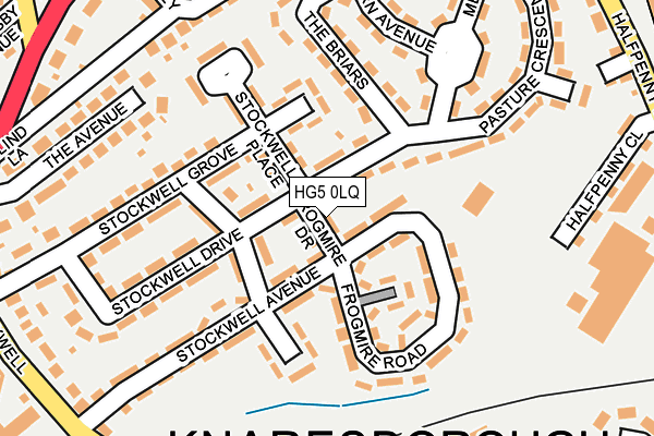 HG5 0LQ map - OS OpenMap – Local (Ordnance Survey)