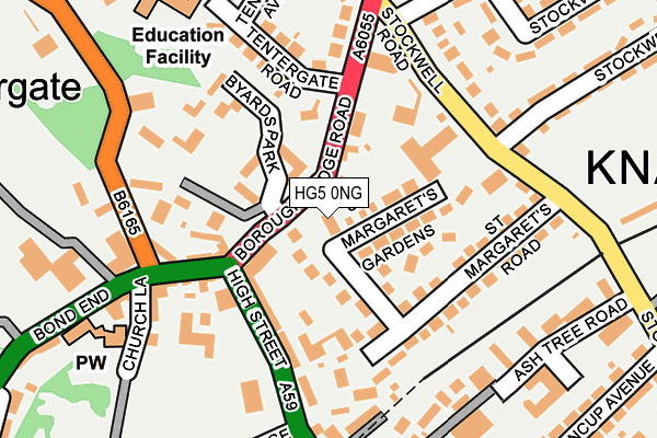 HG5 0NG map - OS OpenMap – Local (Ordnance Survey)