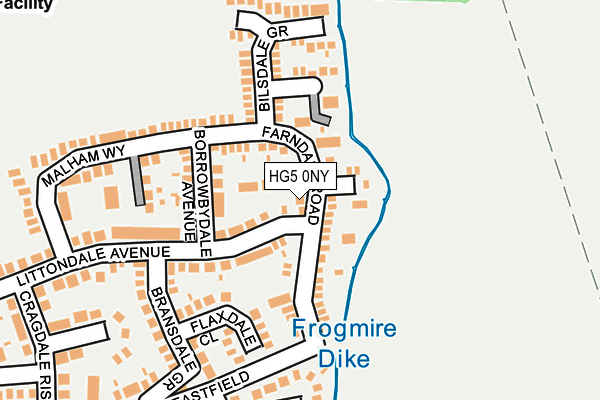 HG5 0NY map - OS OpenMap – Local (Ordnance Survey)
