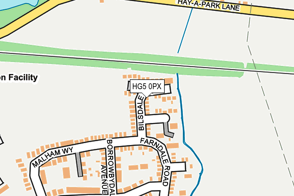 HG5 0PX map - OS OpenMap – Local (Ordnance Survey)