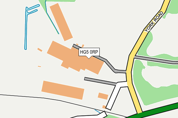 HG5 0RP map - OS OpenMap – Local (Ordnance Survey)