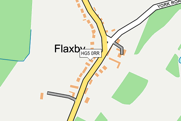 HG5 0RR map - OS OpenMap – Local (Ordnance Survey)