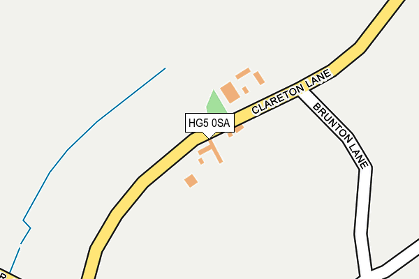 HG5 0SA map - OS OpenMap – Local (Ordnance Survey)