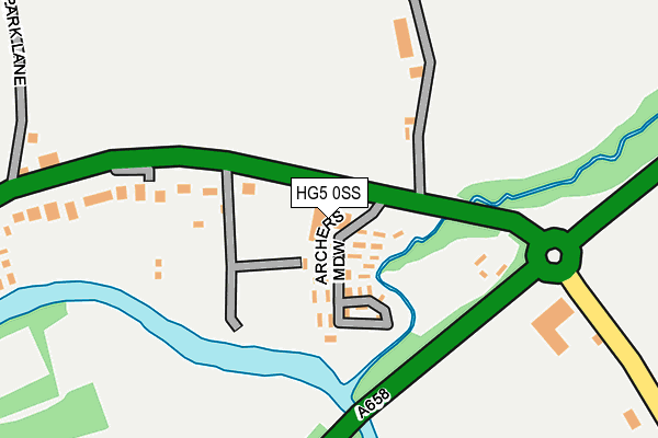 Map of VANTAGE GARAGES (BLACKBURN) LIMITED at local scale