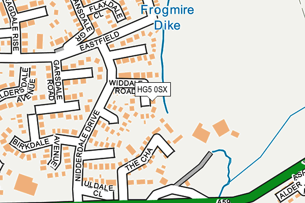 Map of THE FLIPPING YORKSHIREMAN LTD at local scale