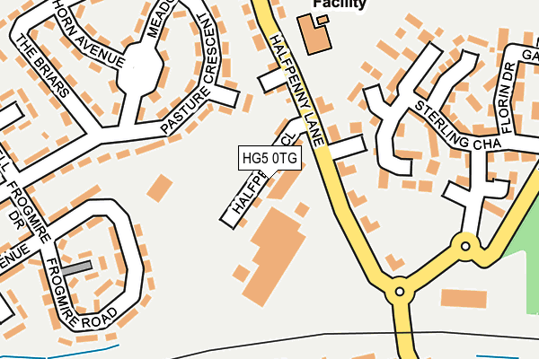 HG5 0TG map - OS OpenMap – Local (Ordnance Survey)