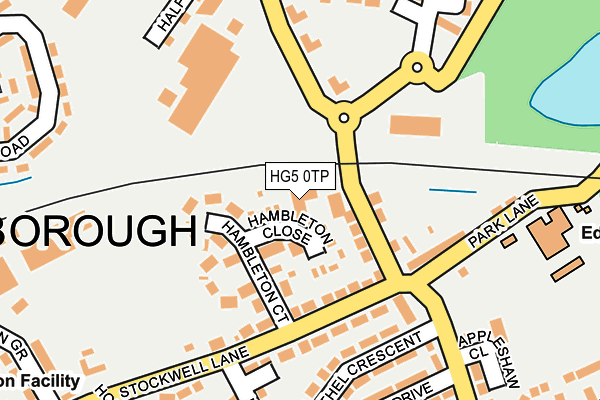 HG5 0TP map - OS OpenMap – Local (Ordnance Survey)
